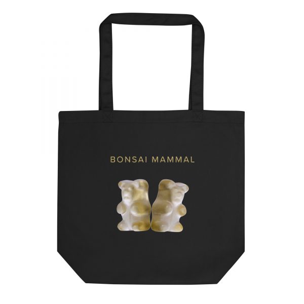 Bonsai Mammal Eco Tote Bag – Black - Image 3