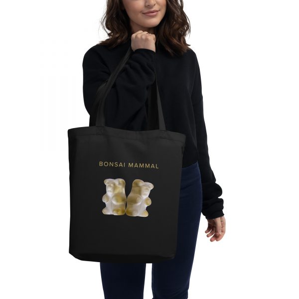 Bonsai Mammal Eco Tote Bag – Black - Image 2