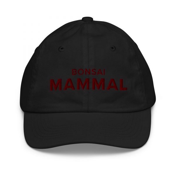 Bonsai Mammal Baseball Cap (Kids) – Black - Image 2