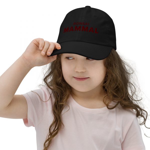 Bonsai Mammal Baseball Cap (Kids) – Black - Image 3
